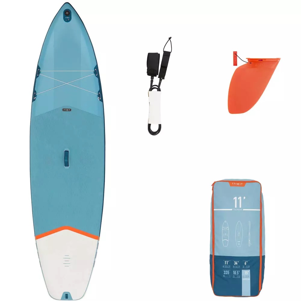SUPBoardStandUpPaddleaufblasbarX100TouringEinsteiger11blau