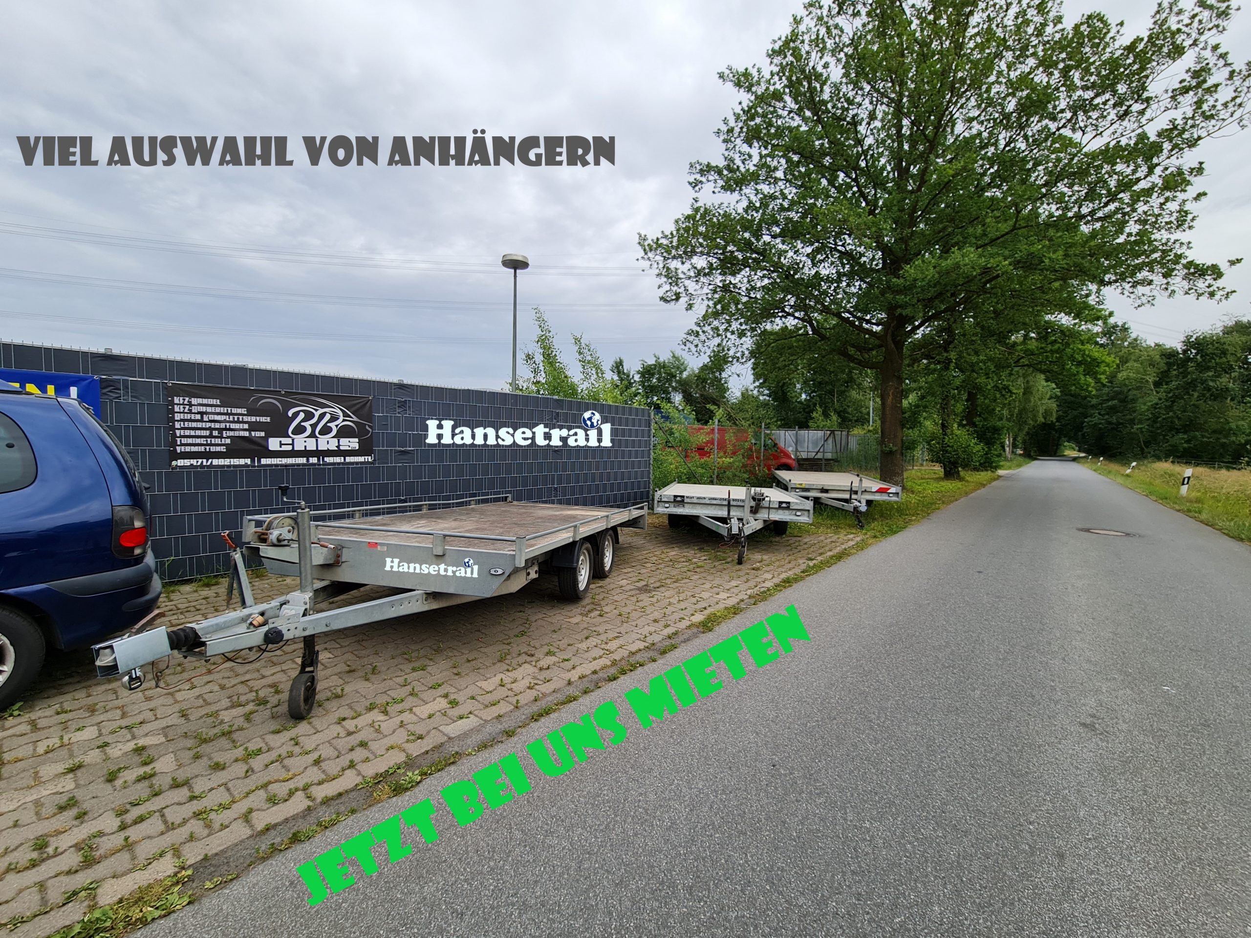 Vermietung-Trailer